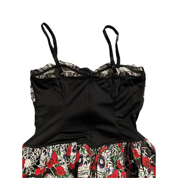 New Lip Service Hot Topic Dia De Los Muertos Dress - Picture 4 of 12